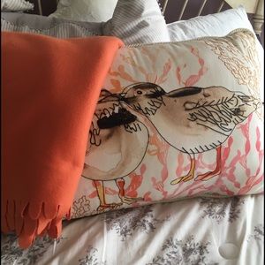 Anthropologie Pillow with Throw